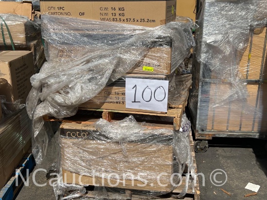 One pallet Roto Gaming chairs VR accessories Estimated 7 boxes 1 unit each 40x48x60 inches