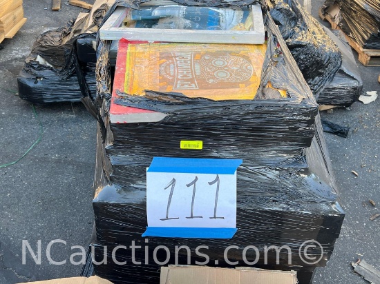 One Pallet Aluminum Frames Silkscreen printing