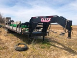 2018 Elite 32' Gooseneck Trailer