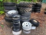Misc Trailer wheels and tires and 1 Float Tire