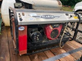 Alkota Portable Hot Water Washer w/ 300 gal tank, 16' tandem axle trailer, 16hp Vanguard Motor