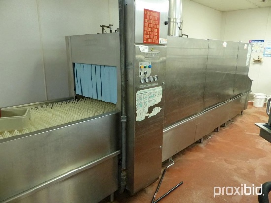 Hobart Commercial Conveyor Dish Washer, 480 Volt