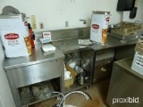 Stainless Steel Counter with Sink