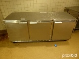 3 Door Under Counter Refrigerated Chest Cooler