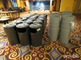 Trash Cans with Ash Trays - Qty 20 - Rubbermaid