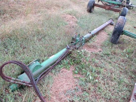 Seed Wagon Hydraulic Auger & 2 4 wheel John Deere Running Gear Trailers