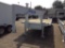 Top Hat 24' dovetail gooseneck trailer tandem dual wheel axles, folding equipment ramps.