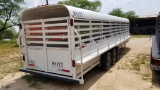2017 Wyatt gooseneck cattle trailer Model 32-SGT, 3 axle, VIN# 1W9W2SN30HA539066
