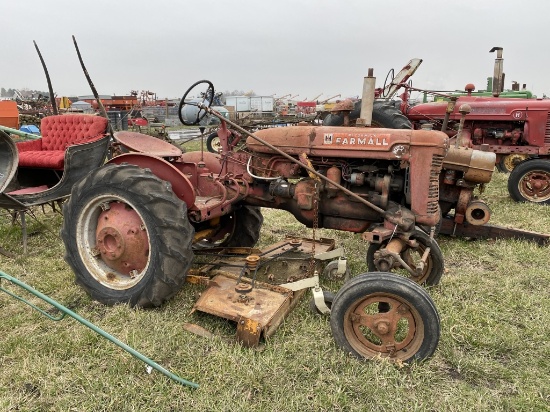 IH Super A w/ Belly Mower