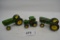 John Deere Set of 3 Tractors