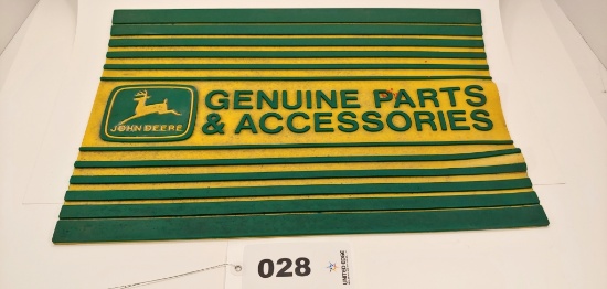 John Deere Rubber Counter Mat