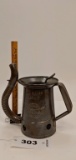 Huffman Quart Metal Oil Can W/spout