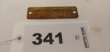 John Deere Serial Number Tag