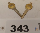 Pair Of 76 Keys