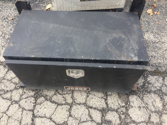 Lot of 3 Black Steel Truck Tool Boxes