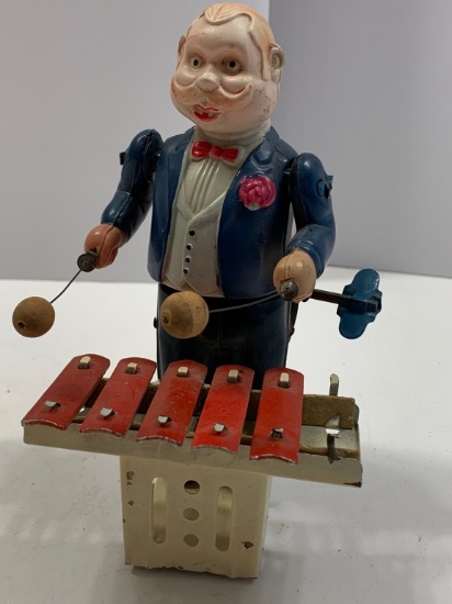 Wind-up Toy Playing Xylophone