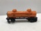Lionel Orange 2d Tanker 6465