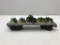 Lionel Flat Car with John Deere Tractors 1877-3