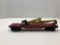 Lionel Red Flatcar with Yellow Derrick 6670