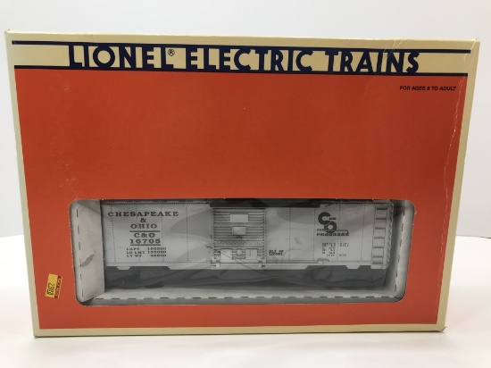 Lionel C & O Hydraulic Maintenance Box Car