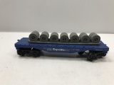 Lionel Flatcar Republic steel With load 9026