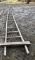 16 Foot Wooden Ladder With Metal Hooks On One End