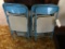 Vintage Child's Steel Card Table And 4 Chairs