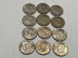 12 1776-1976d Kennedy Half Dollars