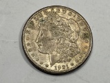 1 Morgan Dollar 1921
