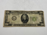 20 Dollar Green Seal Star Note F, 1934