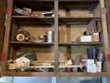 Cabinet Contents Only- Welding Rods And Supplies