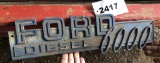 Ford 6000 Diesel Hood Emblem