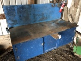 Heavy Duty Metal Work Bench With Wood Top
