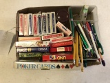 Playing Cards, Pens, Pencils