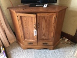 Handmade Corner Tv Stand Real Wood