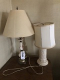 2 Table Lamps w/ Shades