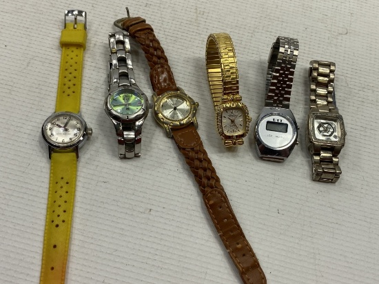 6 - Womens Assorted maker Watches