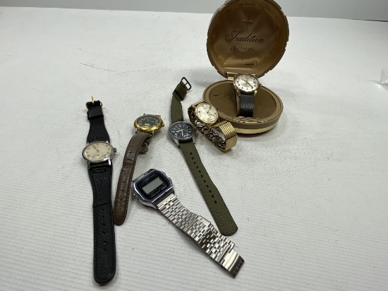 6 - Mens Assorted maker Watches