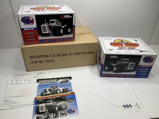 1/32 Big Bud 747 tractor 2 pack 