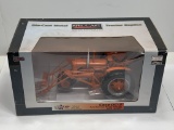 Case DC-3 Gas Narrow Front Tractor with Loader, SpecCast Collectibles, 2012 Show Tractor