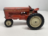 Tru-Scale NF Tractor, twisted front axle, paint chips, 1/16 Scale