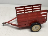 Tonka Two Wheel Stake Trailer, missing front and back gates, 1/16 Scale