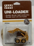 Case Uni-Loader with movable boom arm and bucket, 1/50 Scale, Stock #455
