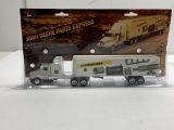 John Deere Parts Express Semi tractor and trailer, Ertl, 1/64 Scale, Stock #5714