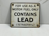 Vintage Metal Fuel Sign