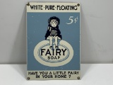 Porcelain Fairy Soap Promotional Sign