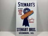 Stewart's Hybrid Seed Corn Sign
