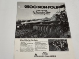 Allis-Chalmers 2500 Non-Fold brochure. AED 707-8009