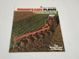 Allis-Chalmers Monoframe Plows Semi-mounted and Pull-Type, 70 and 80 Series Mounted Plows brochure.
