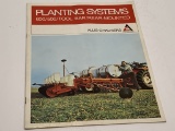 Allis-Chalmers Planting Systems 600/500/ Tool Bar/ Rear-Mounted brochure. FE-698